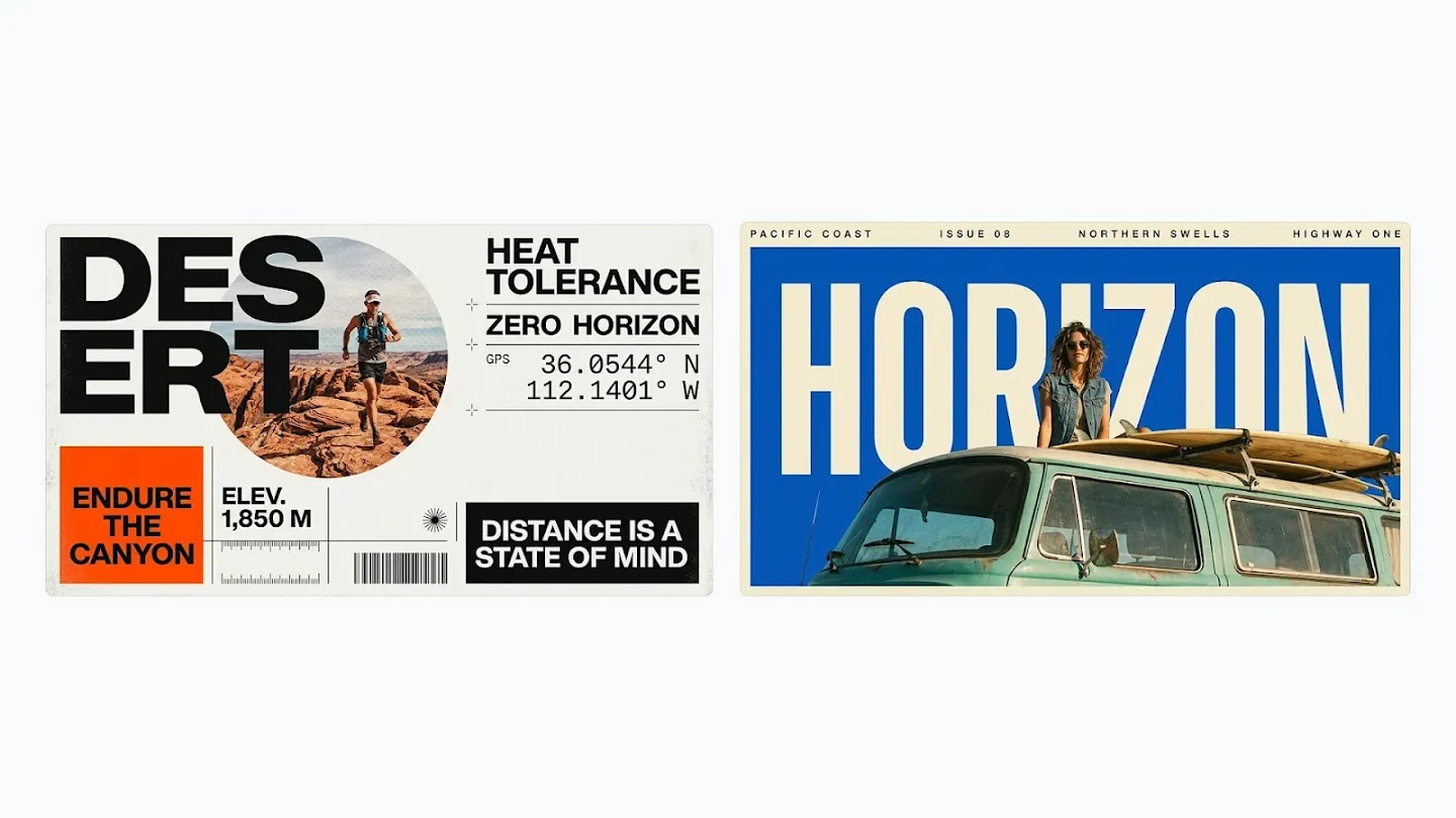 Posters with Clear Type