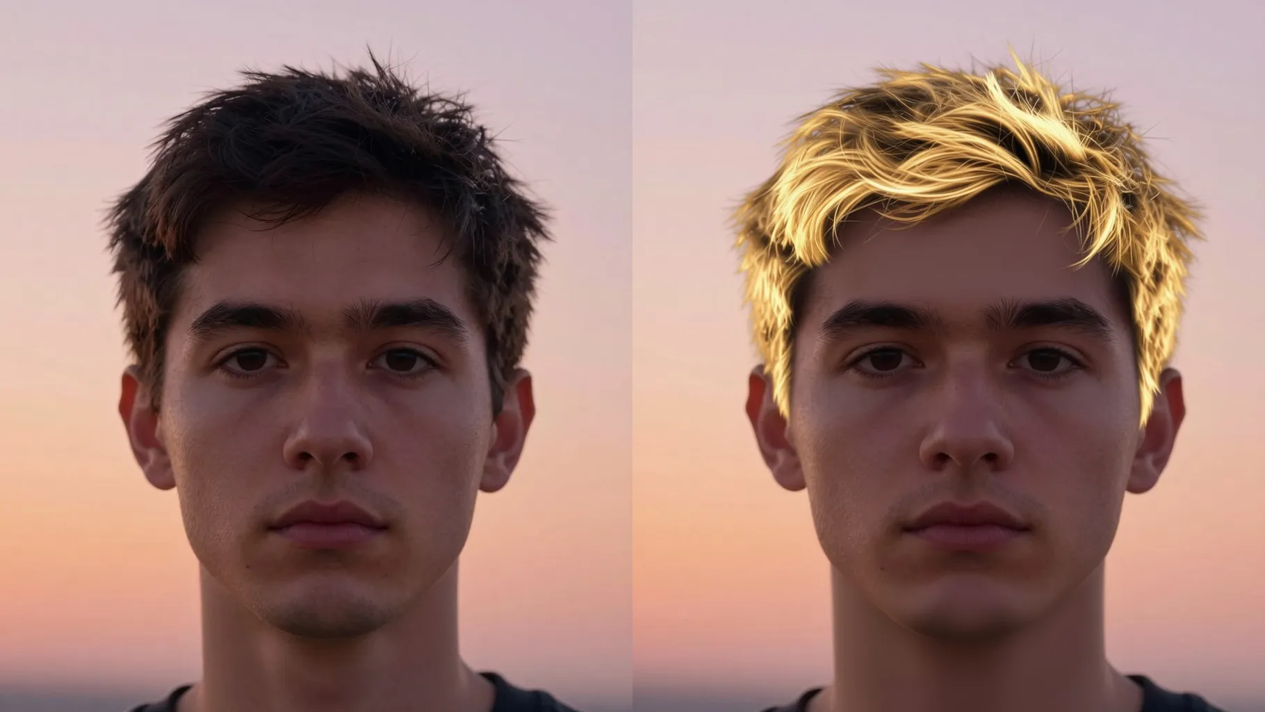 AI Blonde Hair Filter
