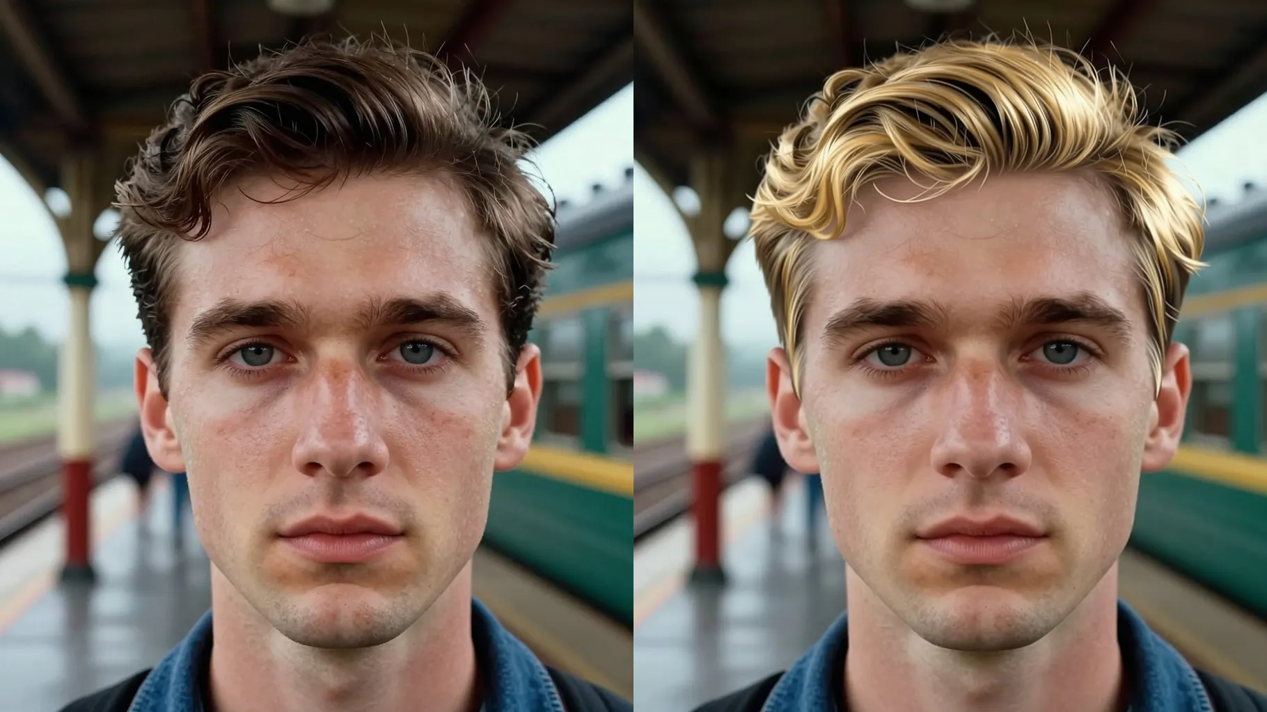 AI Blonde Hair Filter