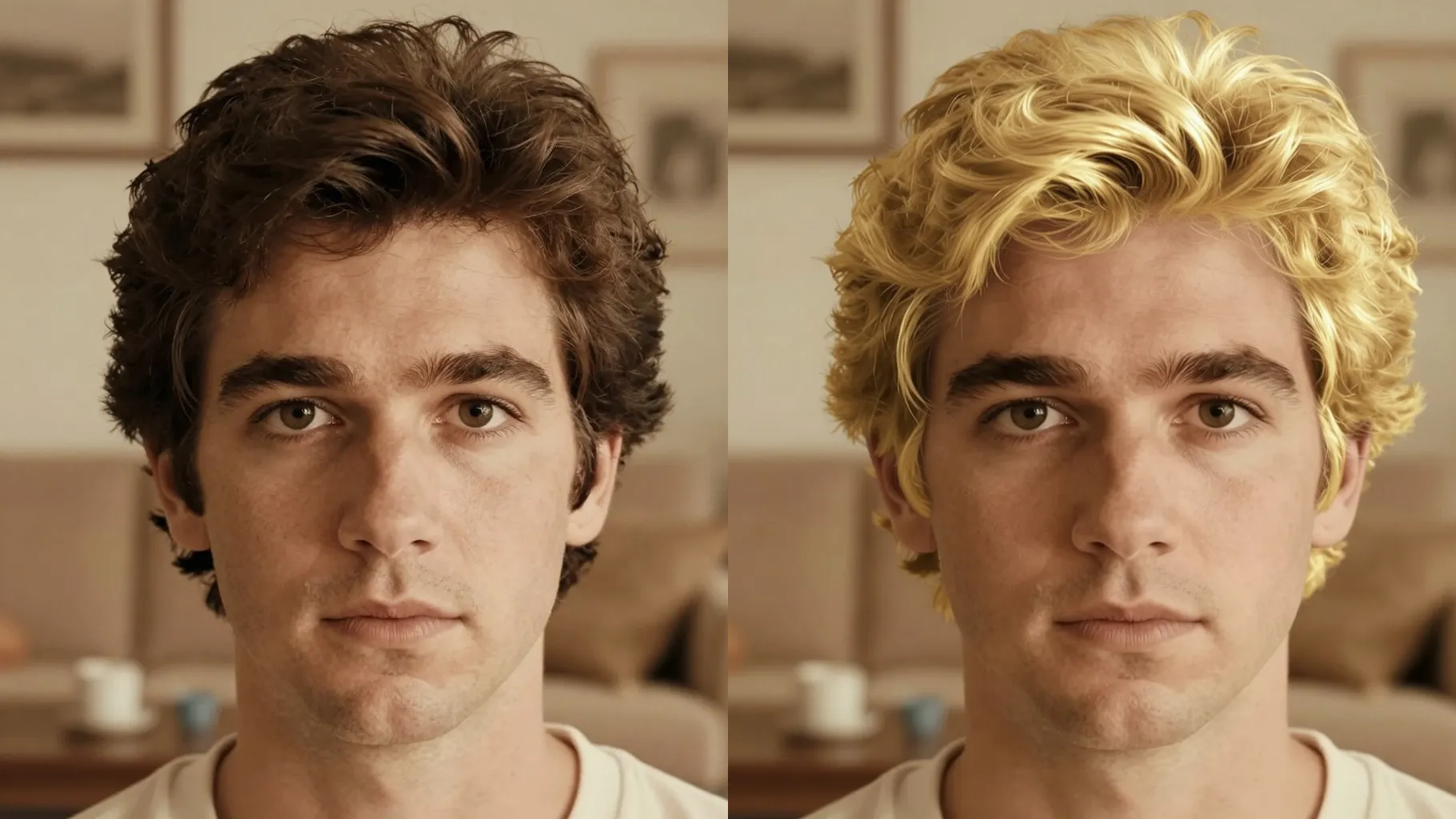 AI Blonde Hair Filter