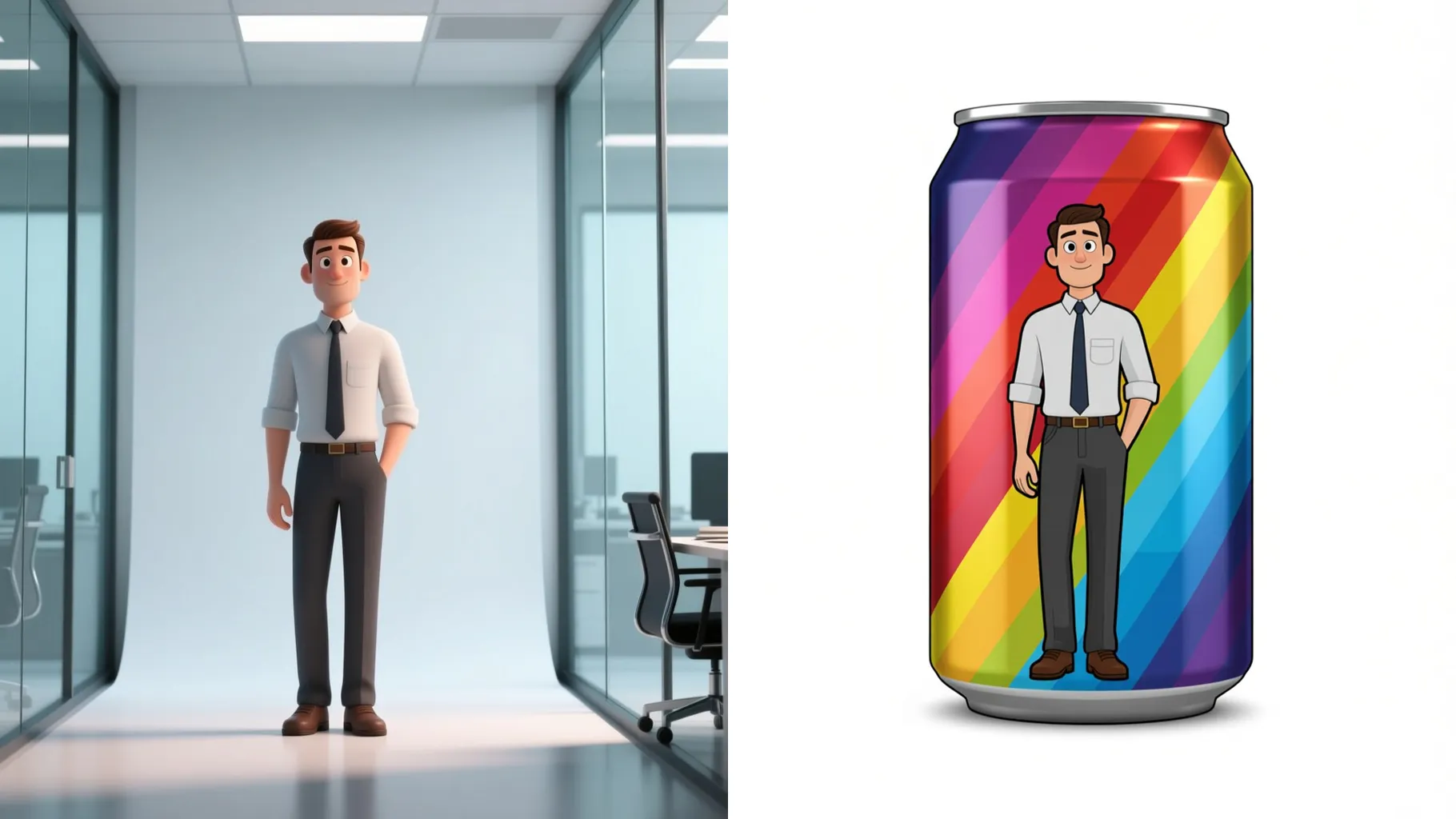 Cartoon Soda Can