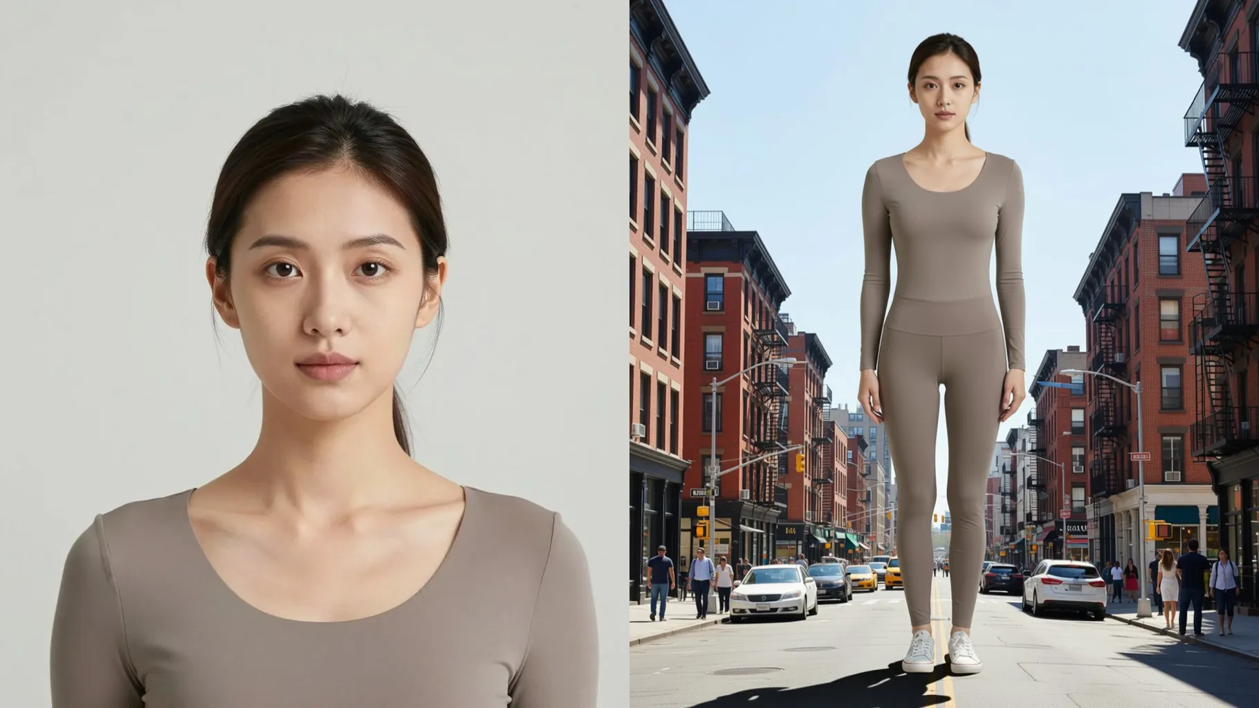 AI Giant Person Effect