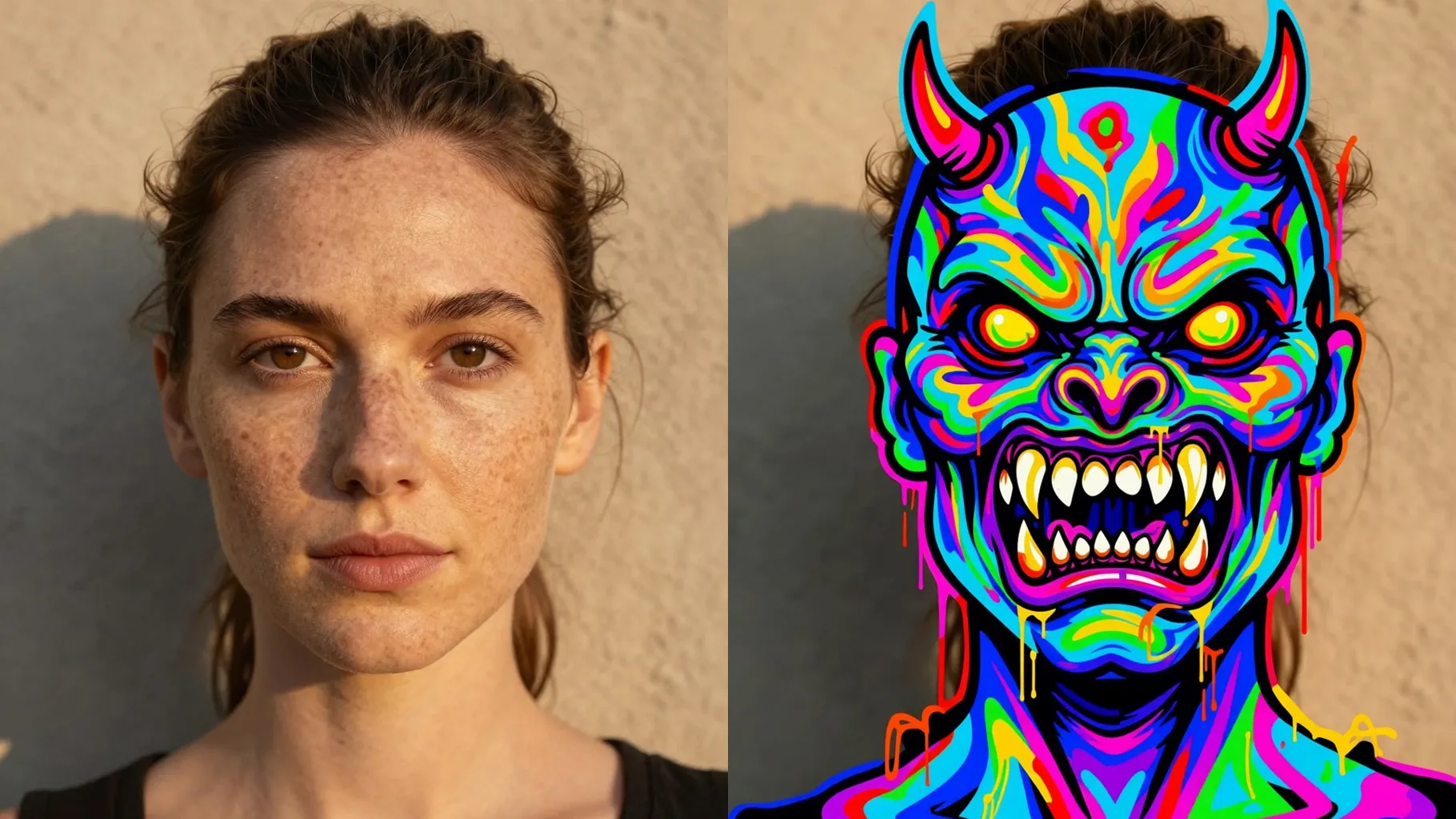 AI Graffiti Monster