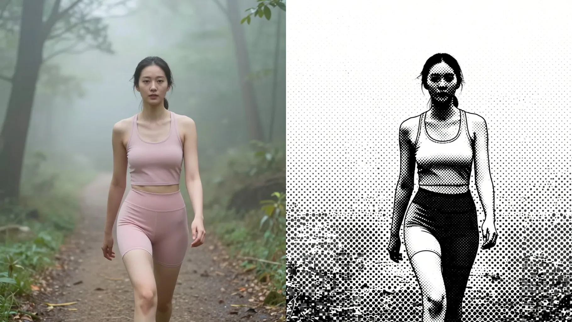 AI Halftone Effect