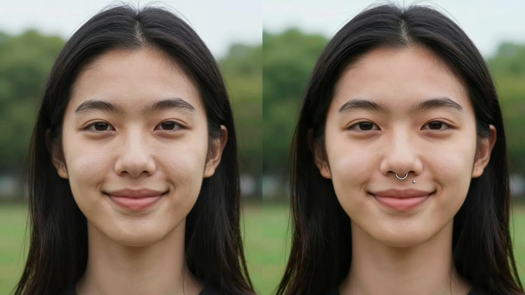 AI Nose Piercing Filter