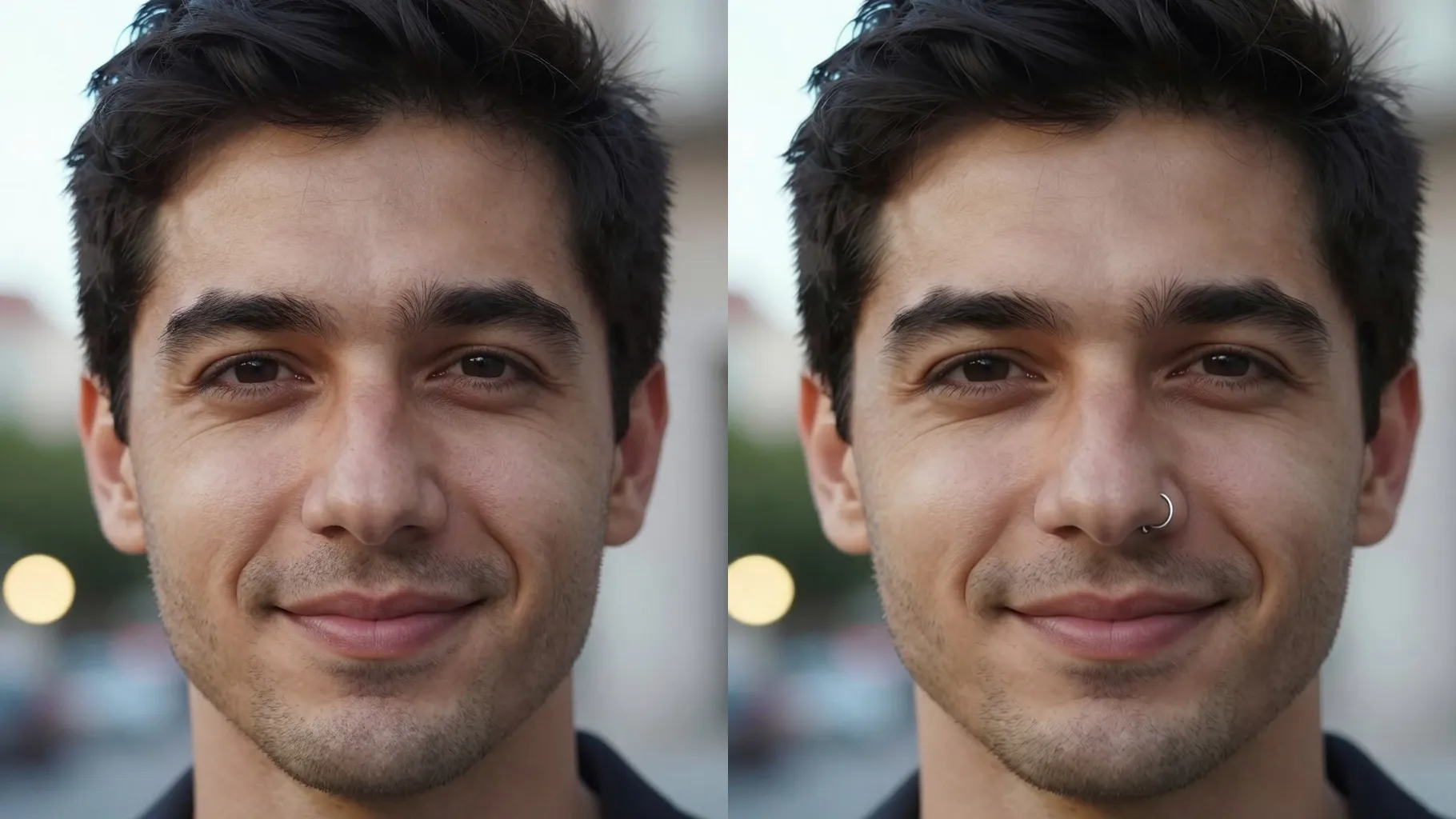 AI Nose Piercing Filter