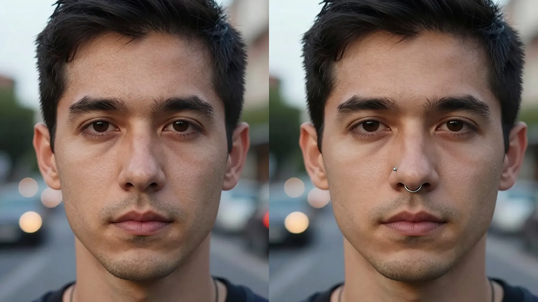AI Nose Piercing Filter