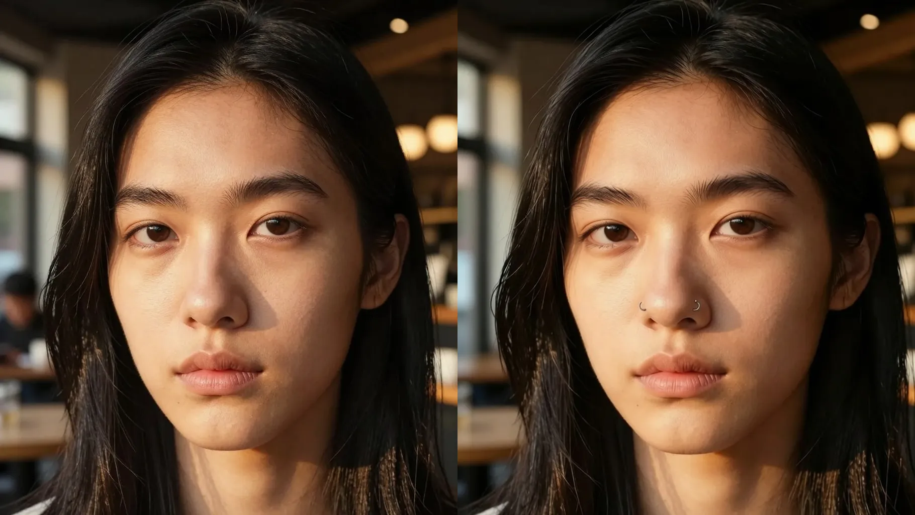 AI Nose Piercing Filter