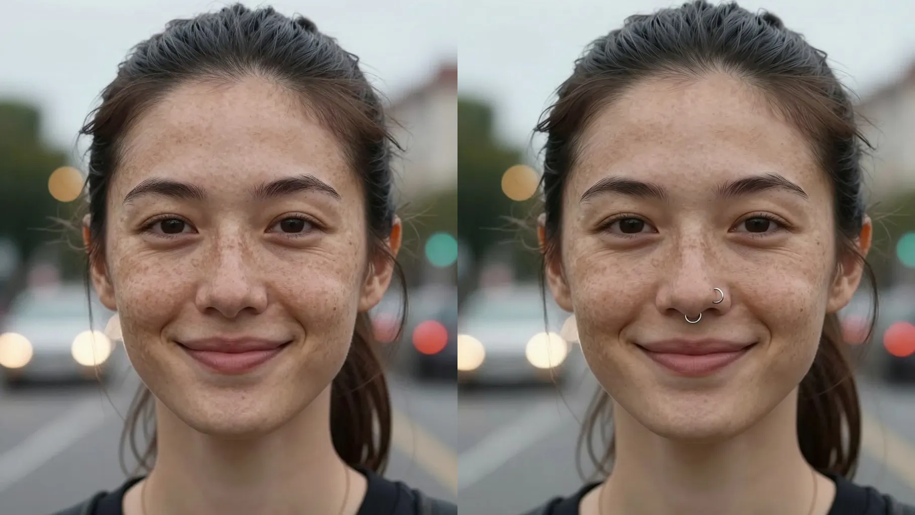 AI Nose Piercing Filter