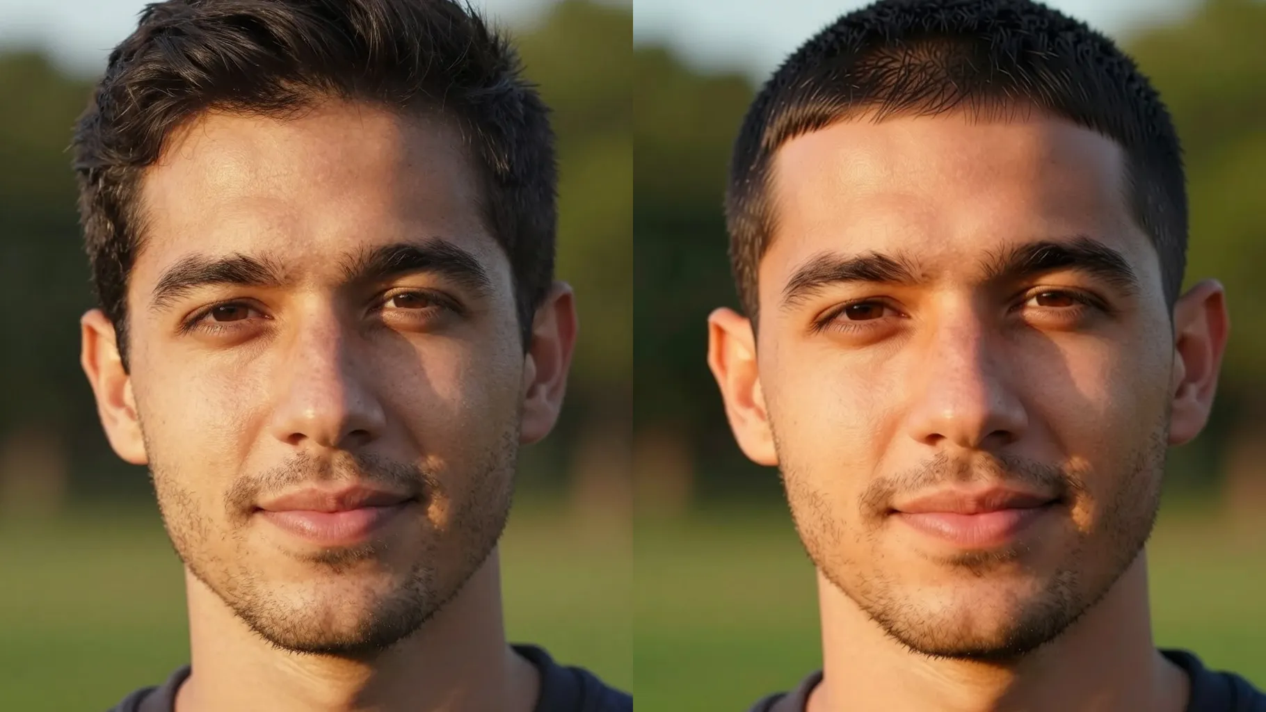 AI Short Hair Filter