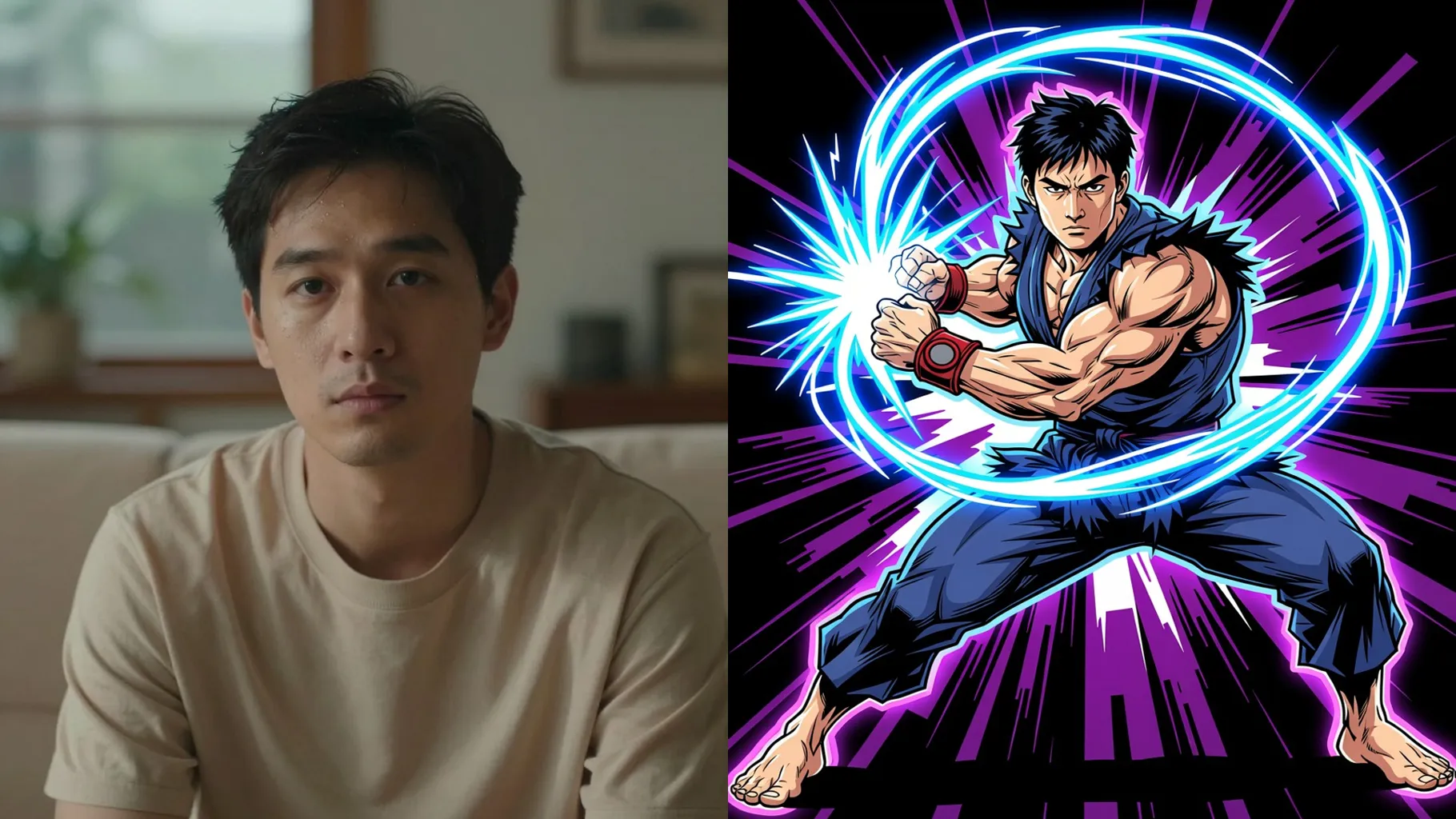 AI Street Fighter Effect