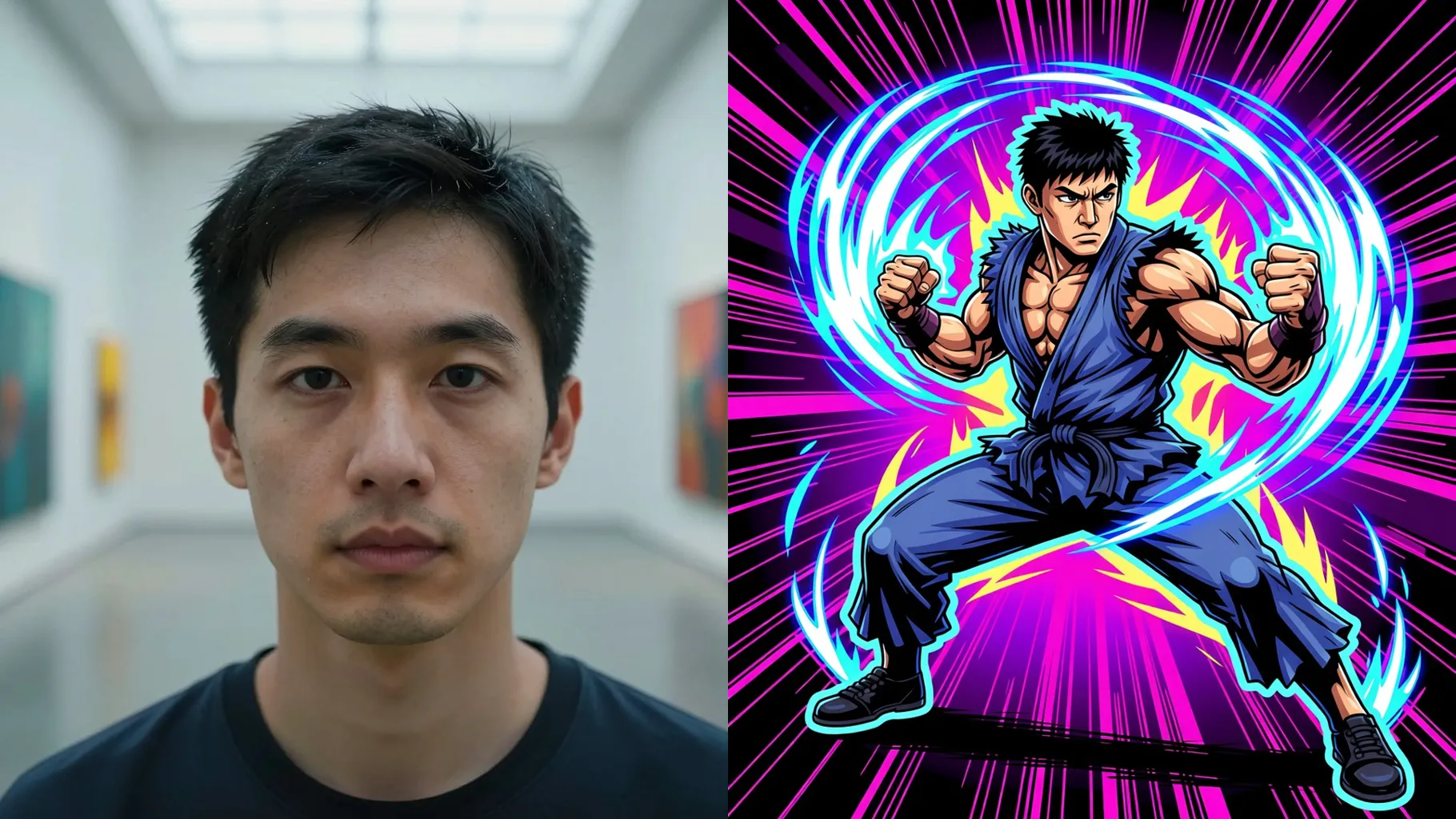 AI Street Fighter Effect