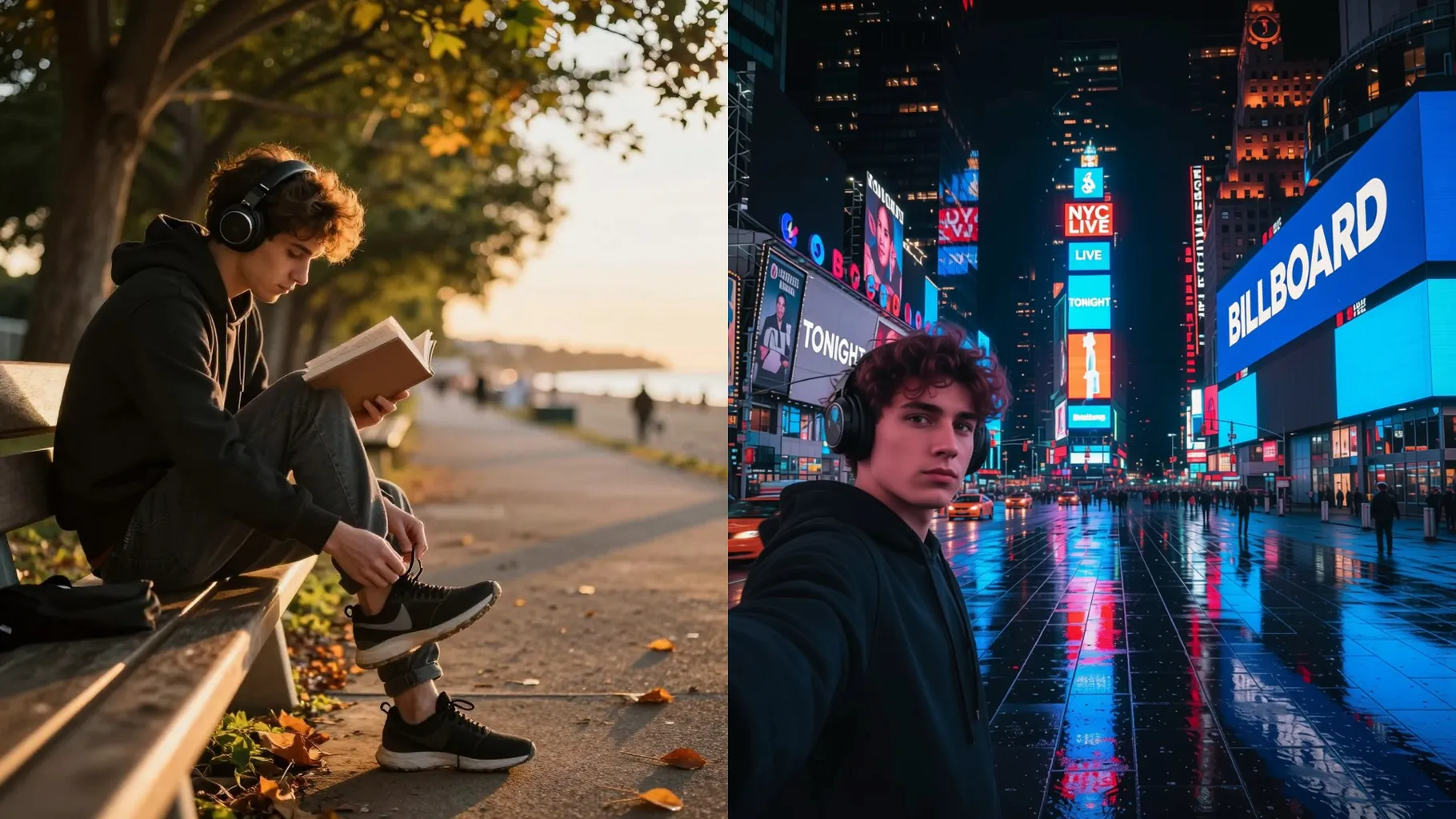Times Square Billboard Selfie