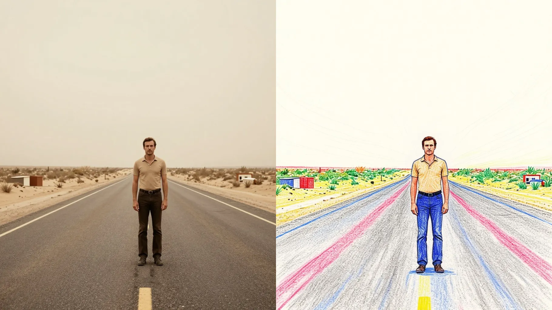 Crayon Drawing Effect