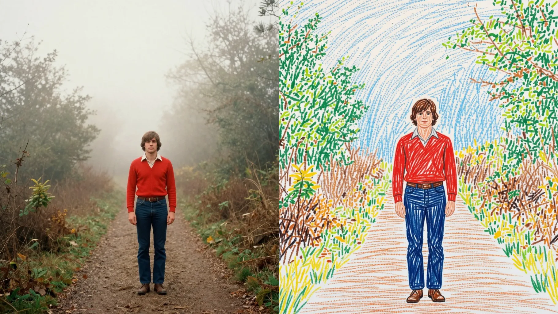 Crayon Drawing Effect