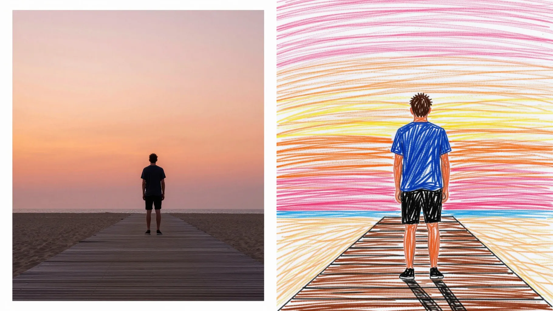 Crayon Drawing Effect